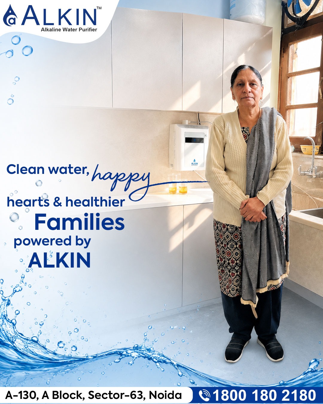 Kamla Devi - Alkin Water Customer