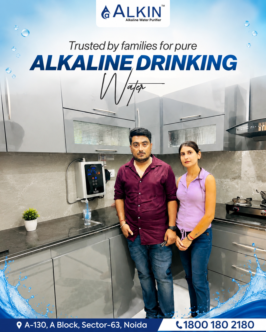 Aman Gupta - Alkin Water Customer
