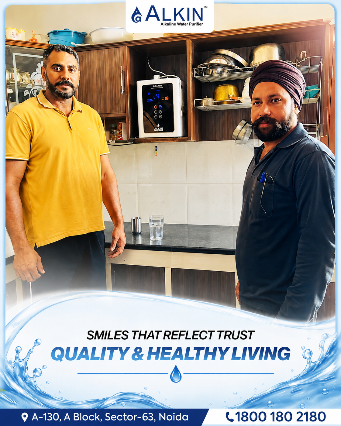Harpreet Singh - Alkin Water Customer