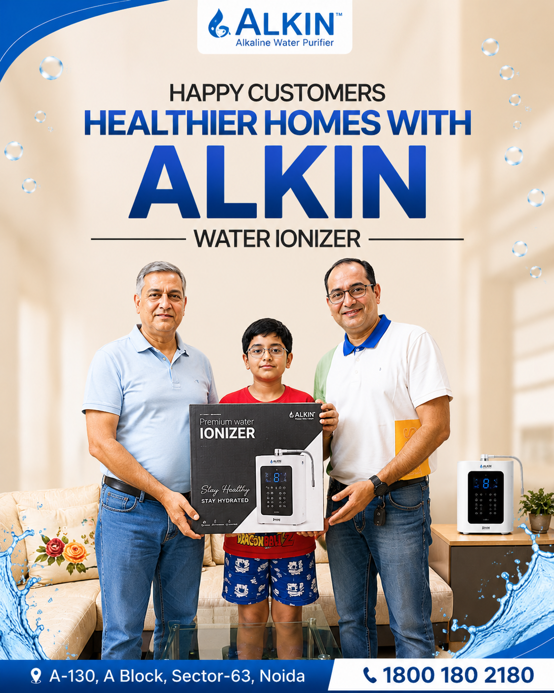 Amit Khanna - Alkin Water Customer